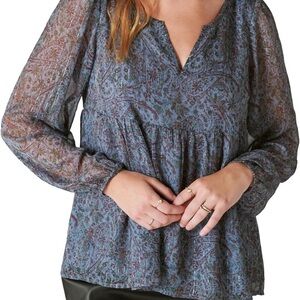 Lucky Brand Peasant blouse